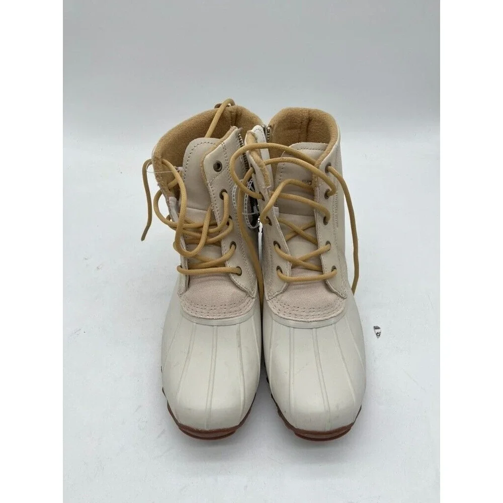 Wolverine Torrent Duck Boots White Waterproof Leather W880227 Women's Sz‎ 11M